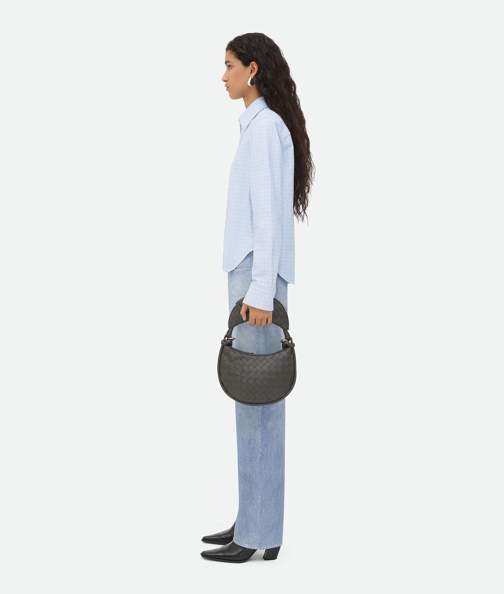 Shop Bottega Veneta Gemelli Small Shoulder Bag In Black