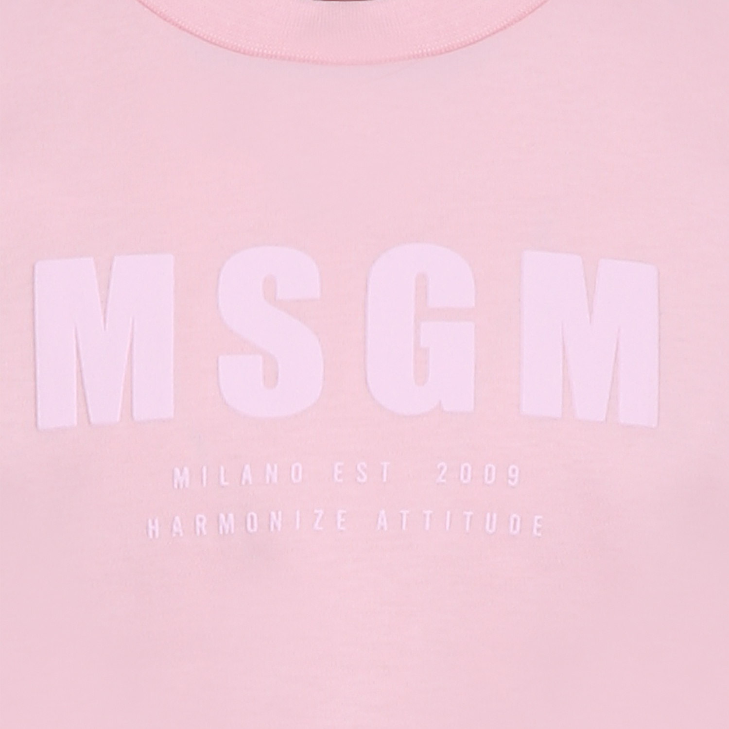 Msgm Short-sleeved T-shirt In Pink