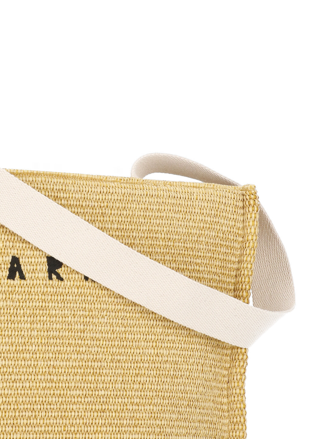 Shop Marni Large Basket Tote Bag In Nude
