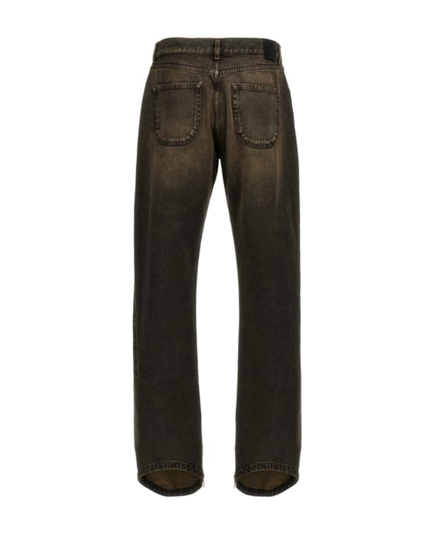 Off-white Off White 'relax Round' Jeans In Black