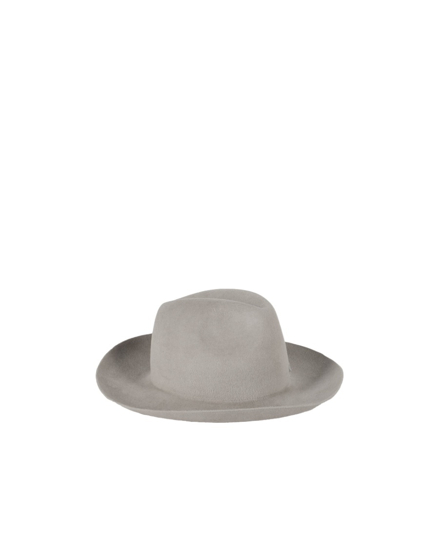 Ruslan Baginskiy Felt Cowboy Hat With Embroidery In Gray