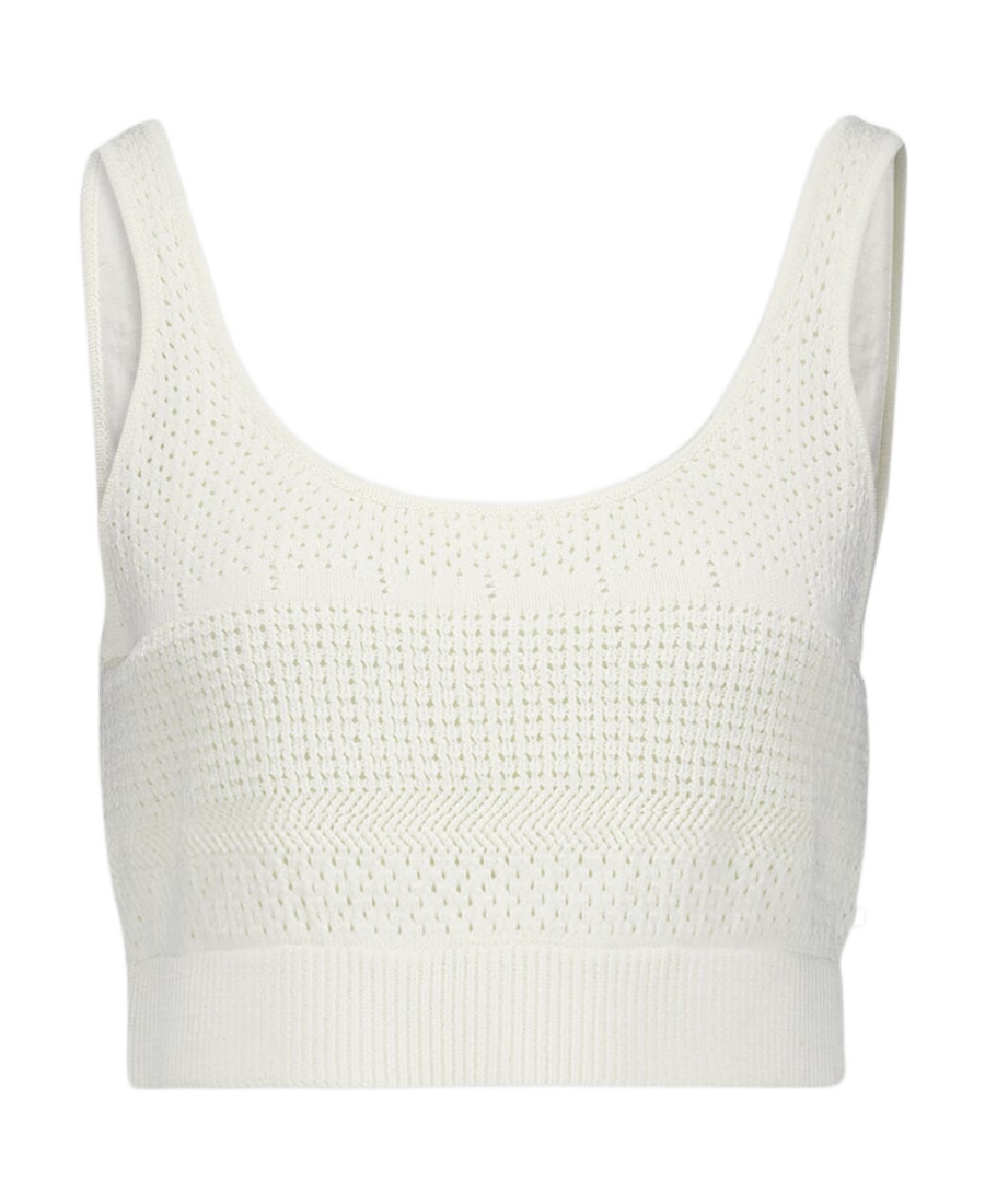 Frame Crochet-knit Cropped Top