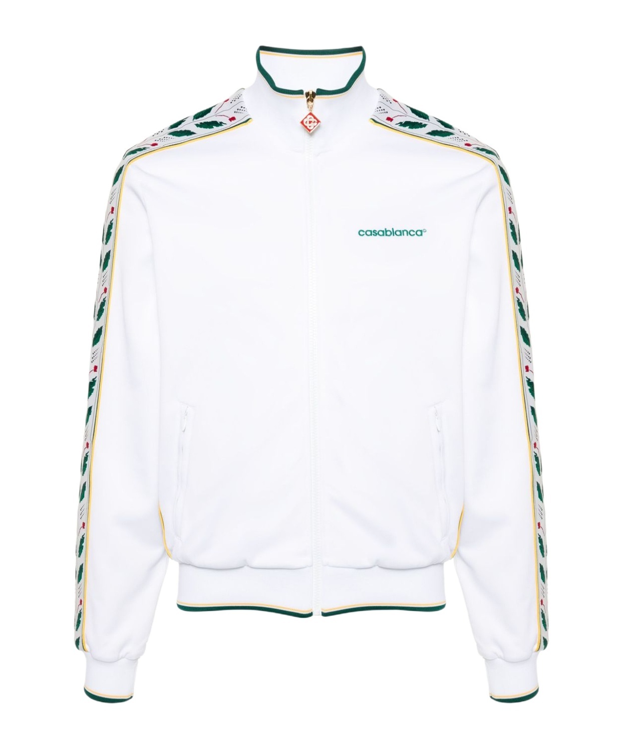 Casablanca Mens Seasonal Laurel Track Top In White
