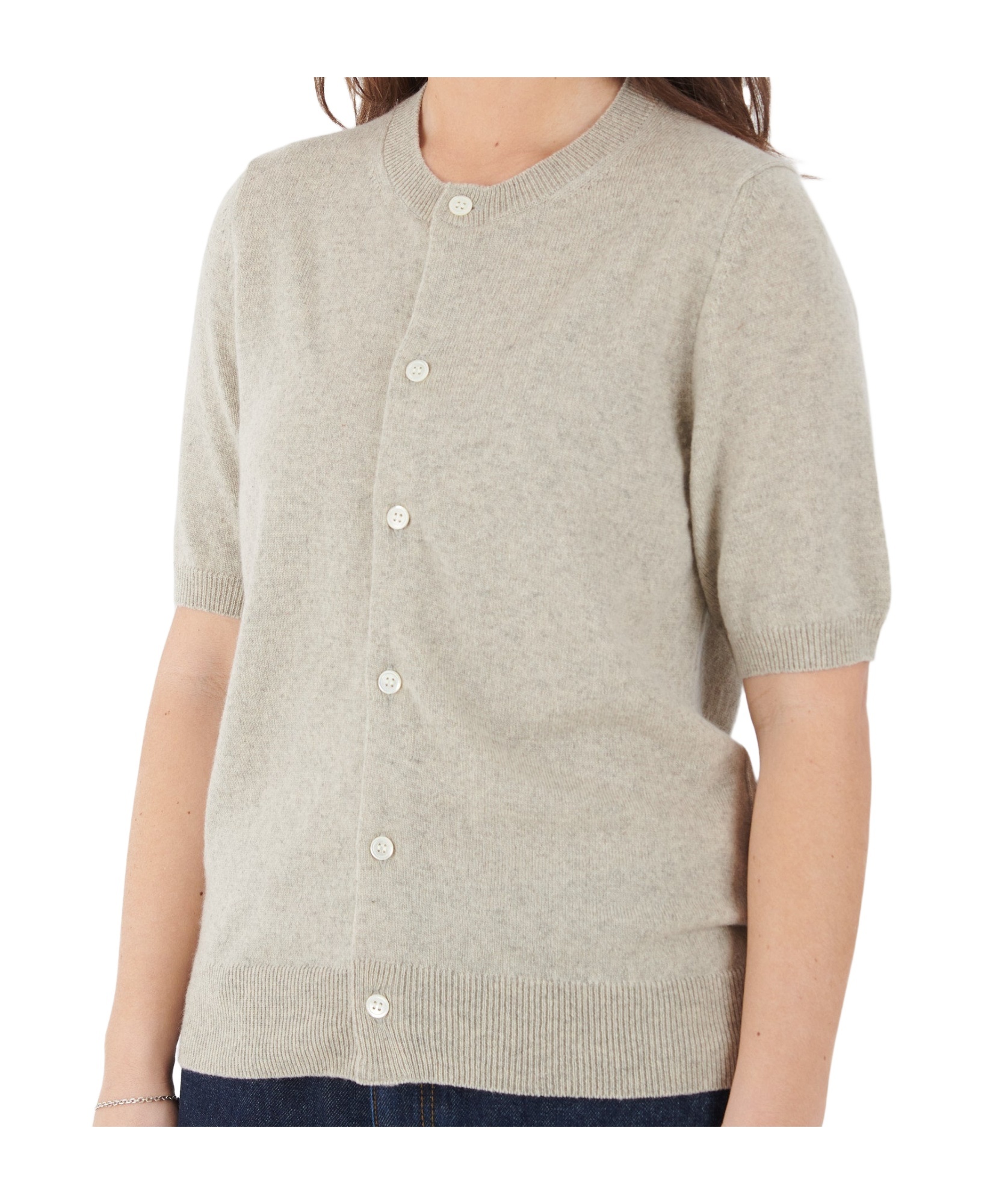 COMME DES GARÇONS CREW NECK SHORT SLEEVE SWEATER