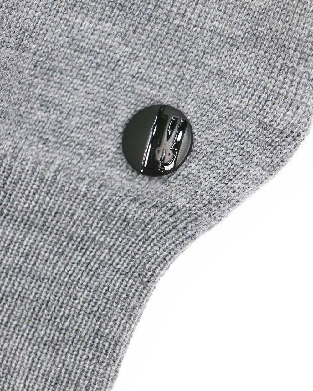 Karl Lagerfeld Striped Sweater In Gray