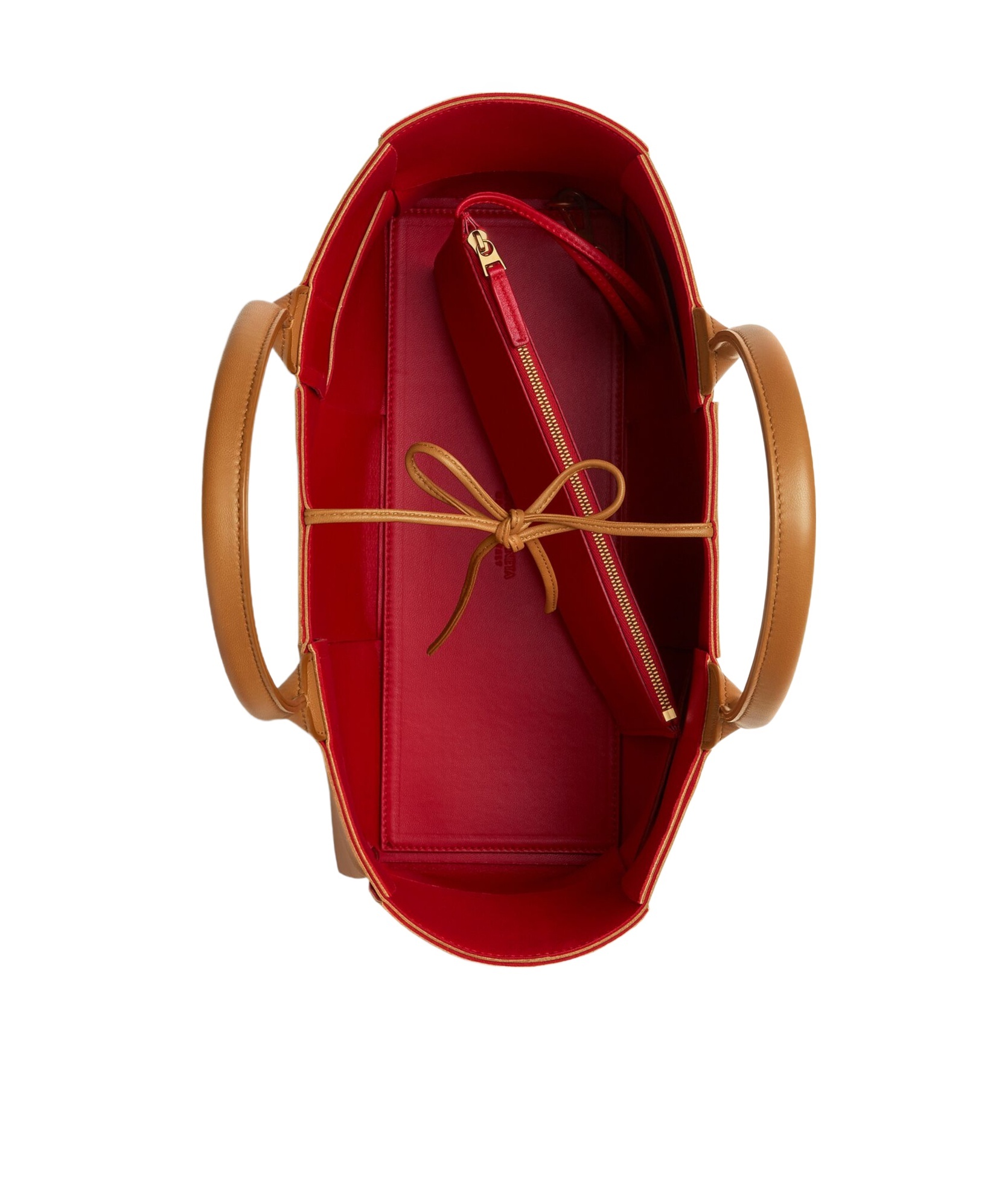 Bottega Veneta Arco Mini Intrecciato Leather Tote In Brown