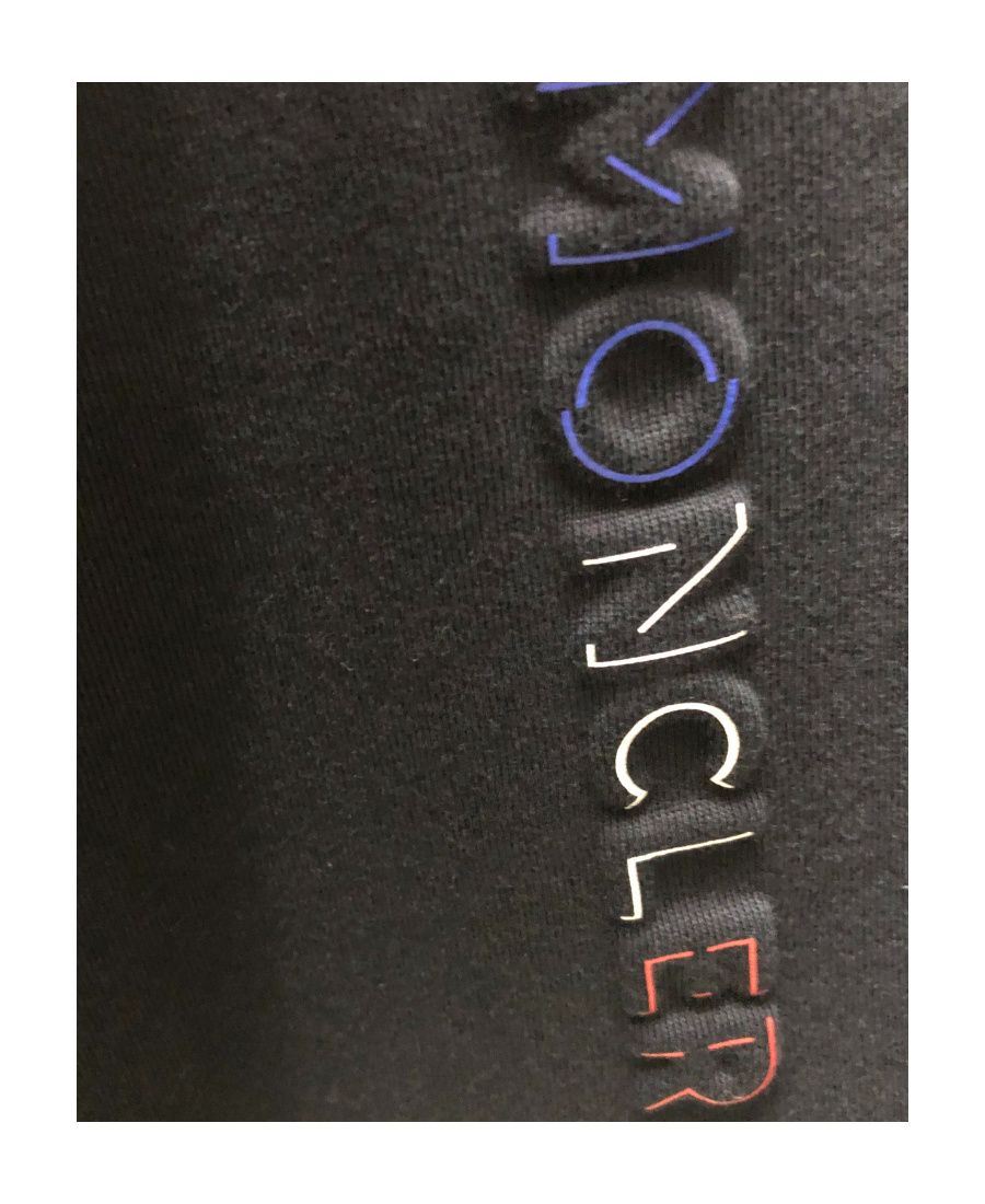 Moncler Logo Decal Shorts In Blue