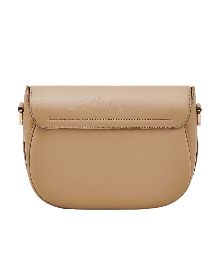 Marc Jacobs The Covered J Marc Camel Leather Saddle Bag In Brown