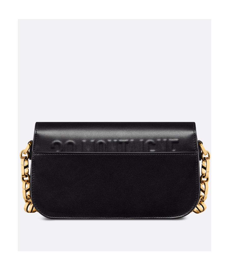 Dior 30 Montaigne Avenue Bag Leather In Black