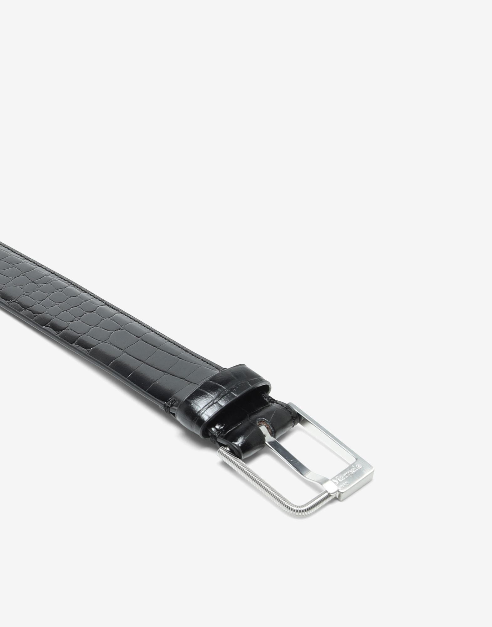 Maison Margiela Buckle Belt In Black