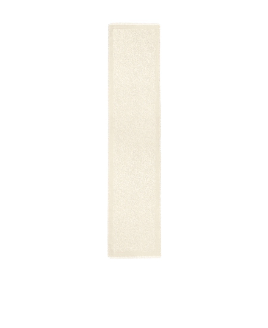 Loewe Logo Scarf In White