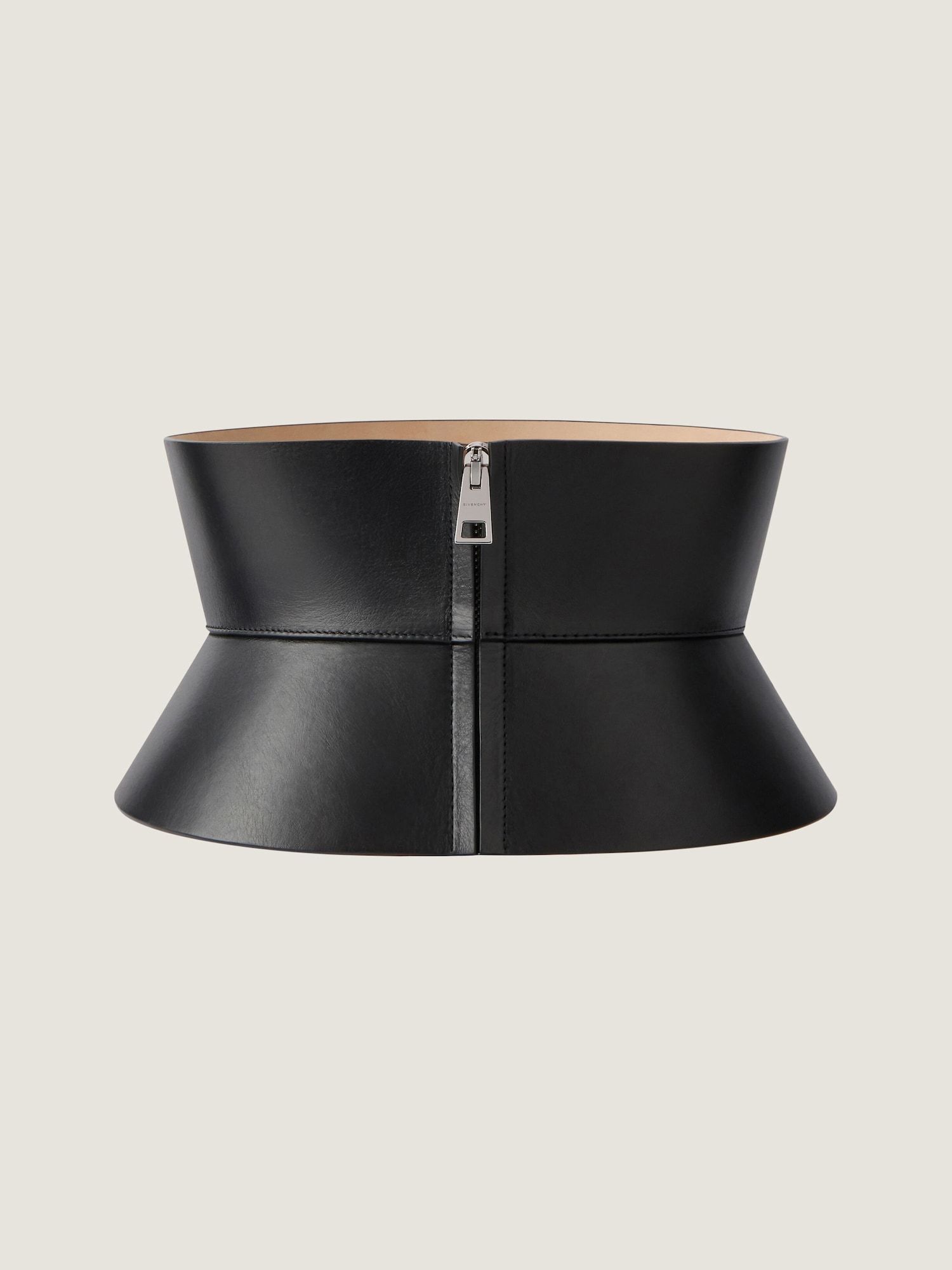 Givenchy Corset Belt In Leather In Black