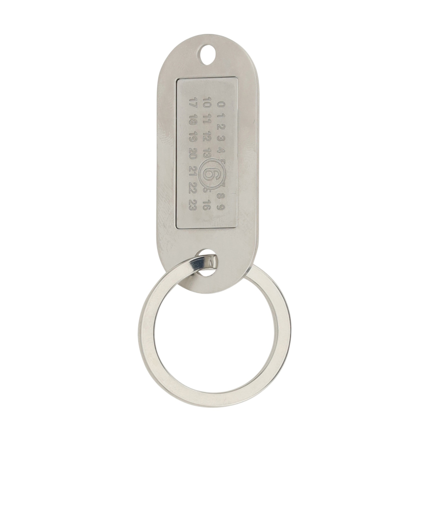 MM6 MAISON MARGIELA NUMBERS-ENGRAVED KEYRING