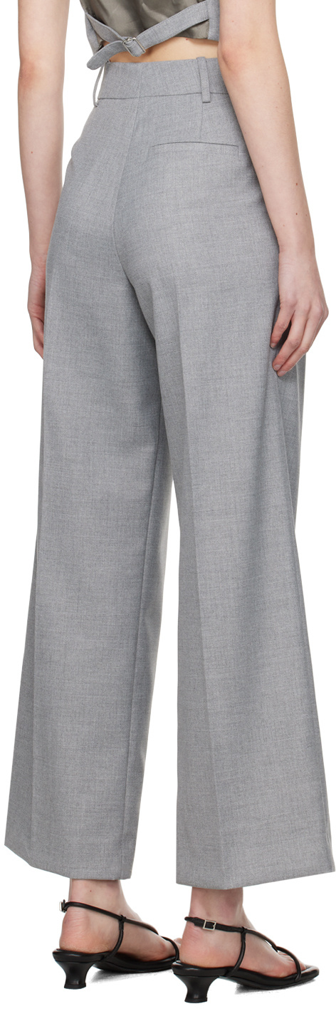 By Malene Birger High-waist Wide-leg Trousers