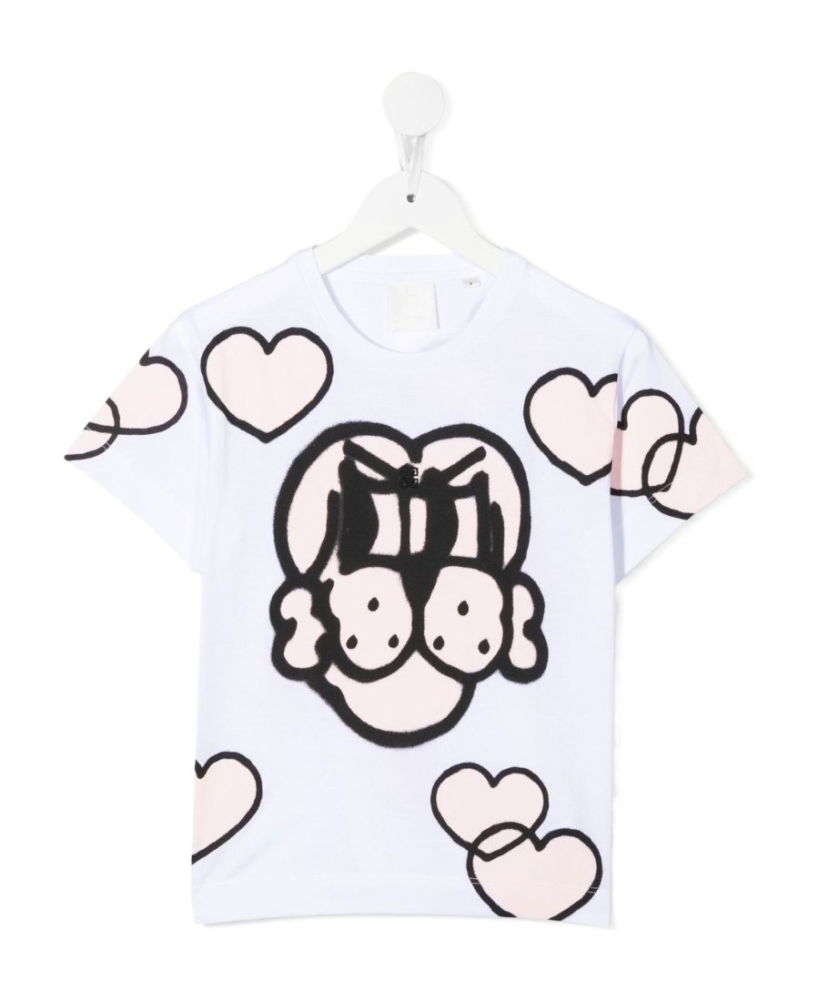 Givenchy Bart Graphic-print T-shirt In White