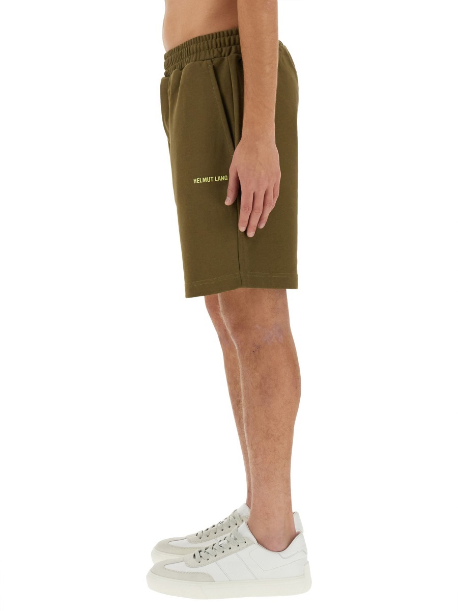 Helmut Lang Logo-print Cotton Shorts