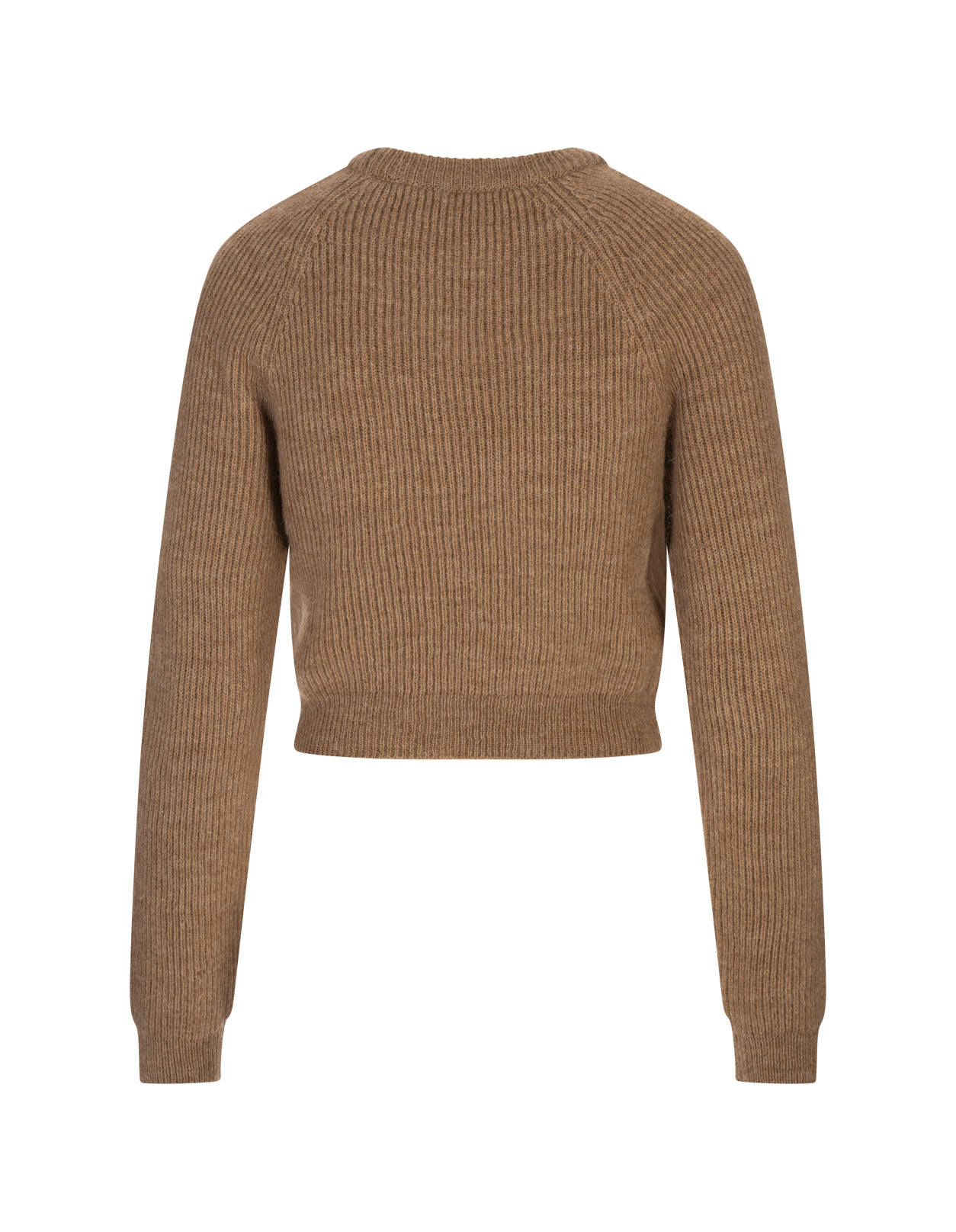 Moschino Couture Cropped Shirt In Brown