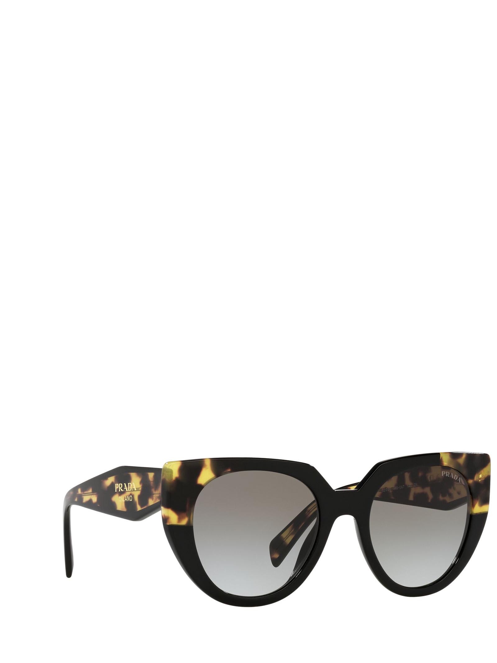 Prada Womens Black Pr14ws Cat Eye-frame Acetate Sunglasses In Gray