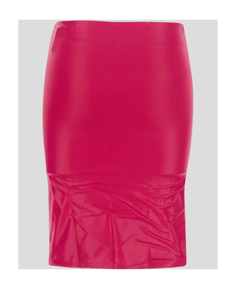 Shop Attico Metallic Sheen Beach Cover-up In Red