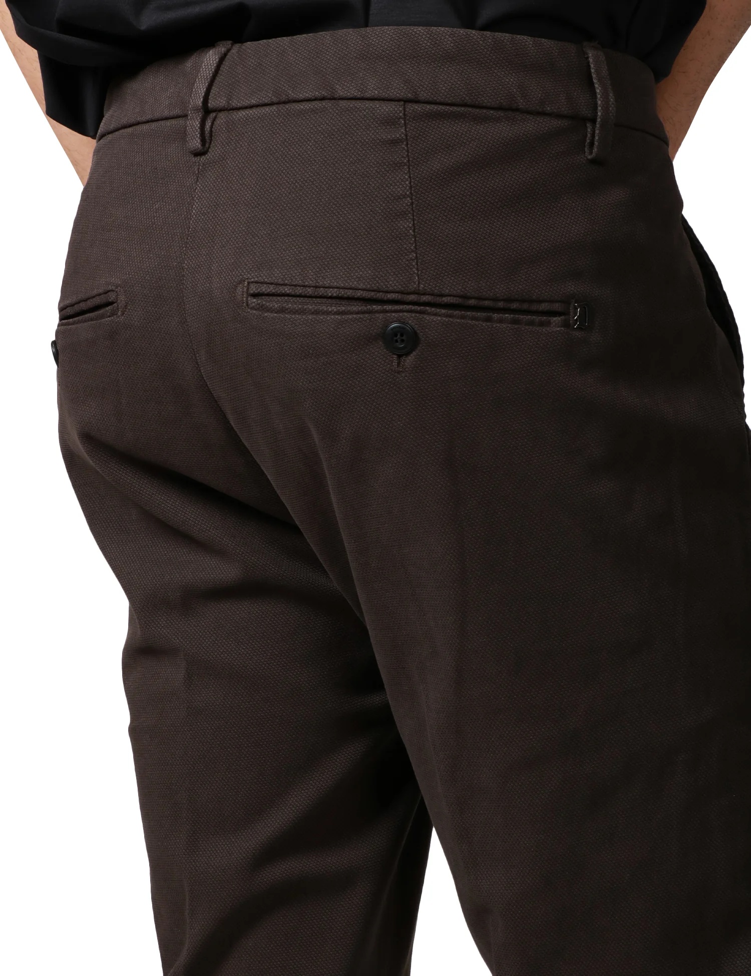 Dondup Belt Loops Slacks In Black