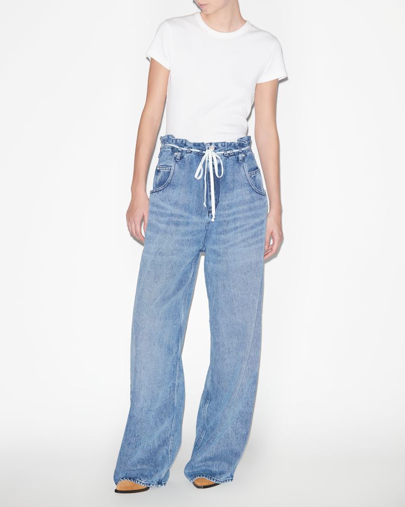 Shop Isabel Marant Jordy Pants In Blue