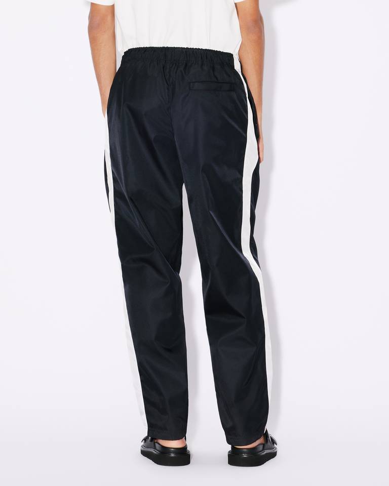 Kenzo Logo-patch Drawstring Track Pants In Black