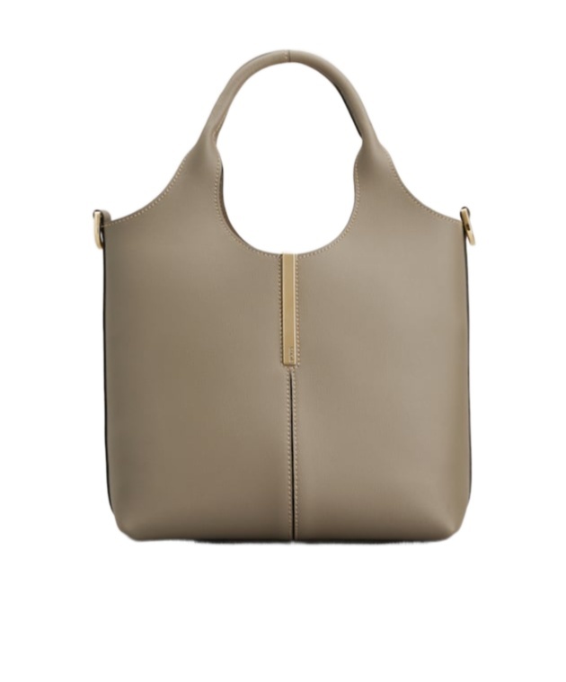 Tod's Mini Leather Tote Bag In Brown