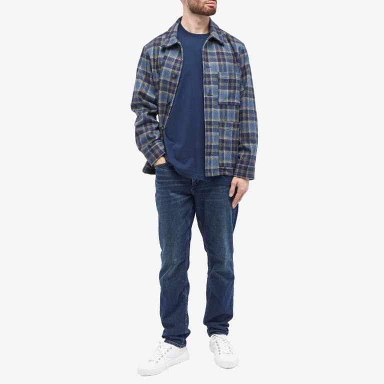 Rag & Bone Belt Ring Denim Trousers In Blue
