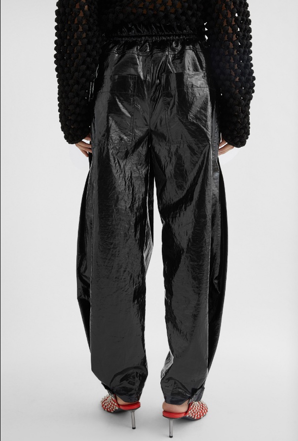 Jil Sander Linen Trousers In Black