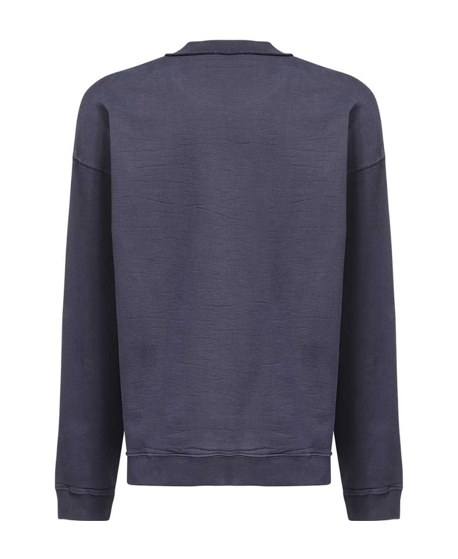 Dsquared2 Logo-rubberised Sweatshirt In Black