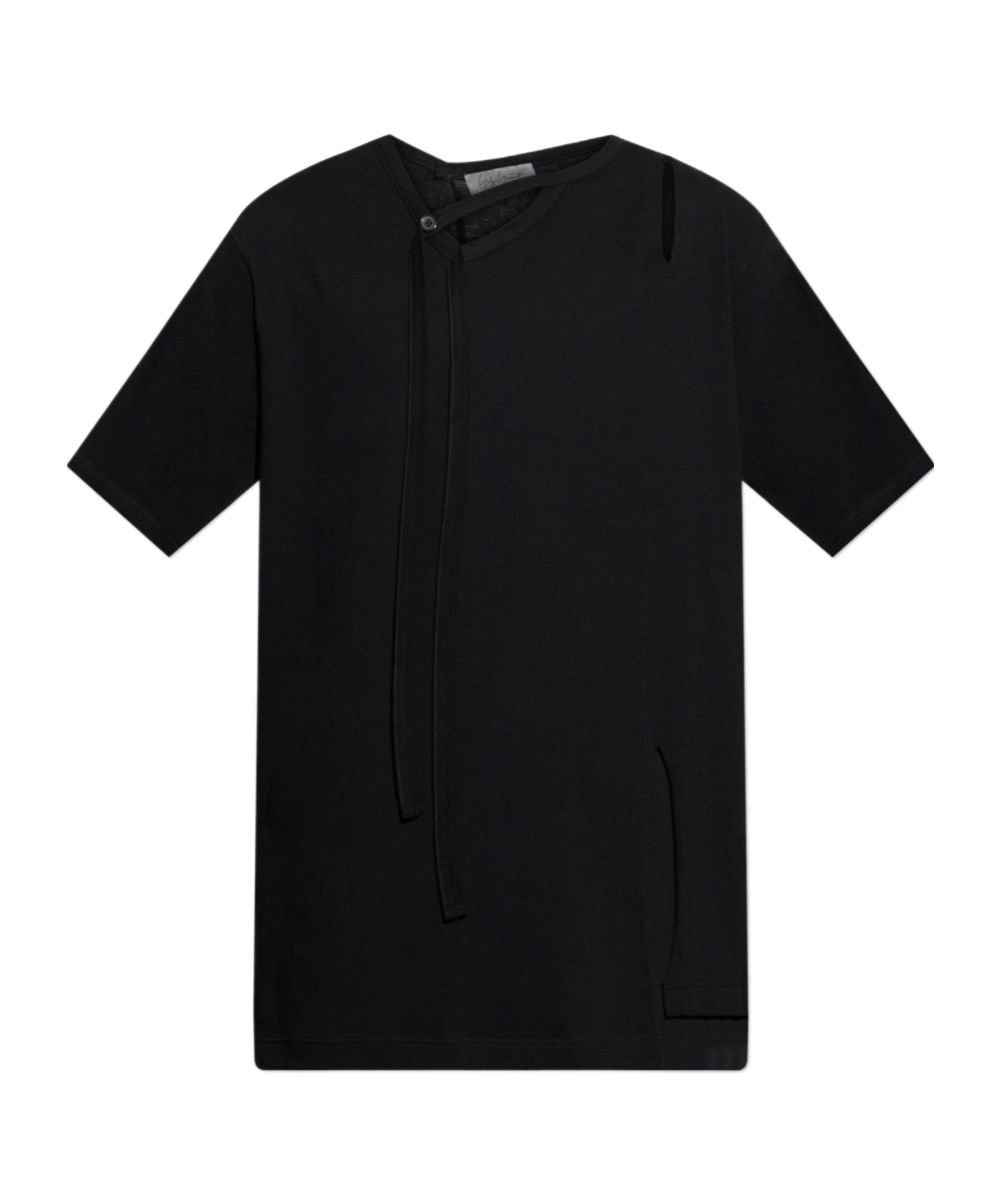 Yohji Yamamoto Short Sleeve T-shirt In Black