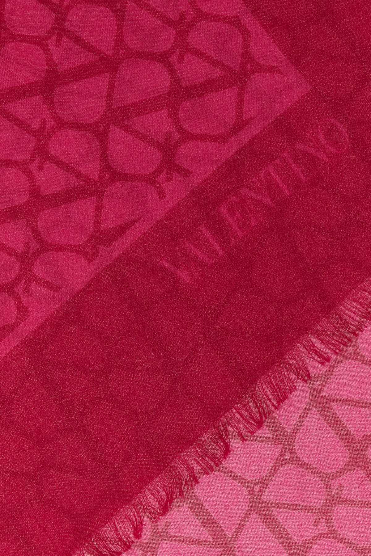 VALENTINO TOILE ICONOGRAPHE CASHMERE BLEND SCARF