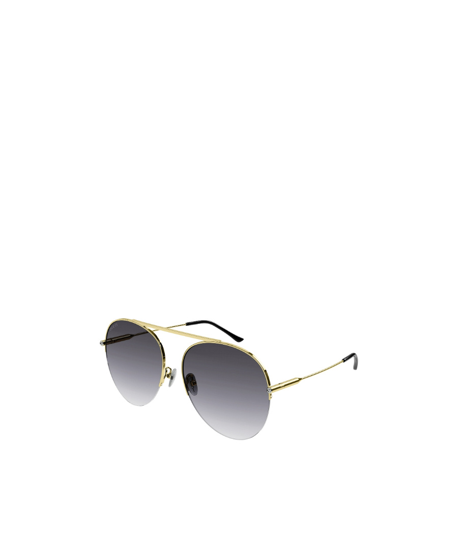 Gucci Round-frame Gradient Sunglasses In Gray
