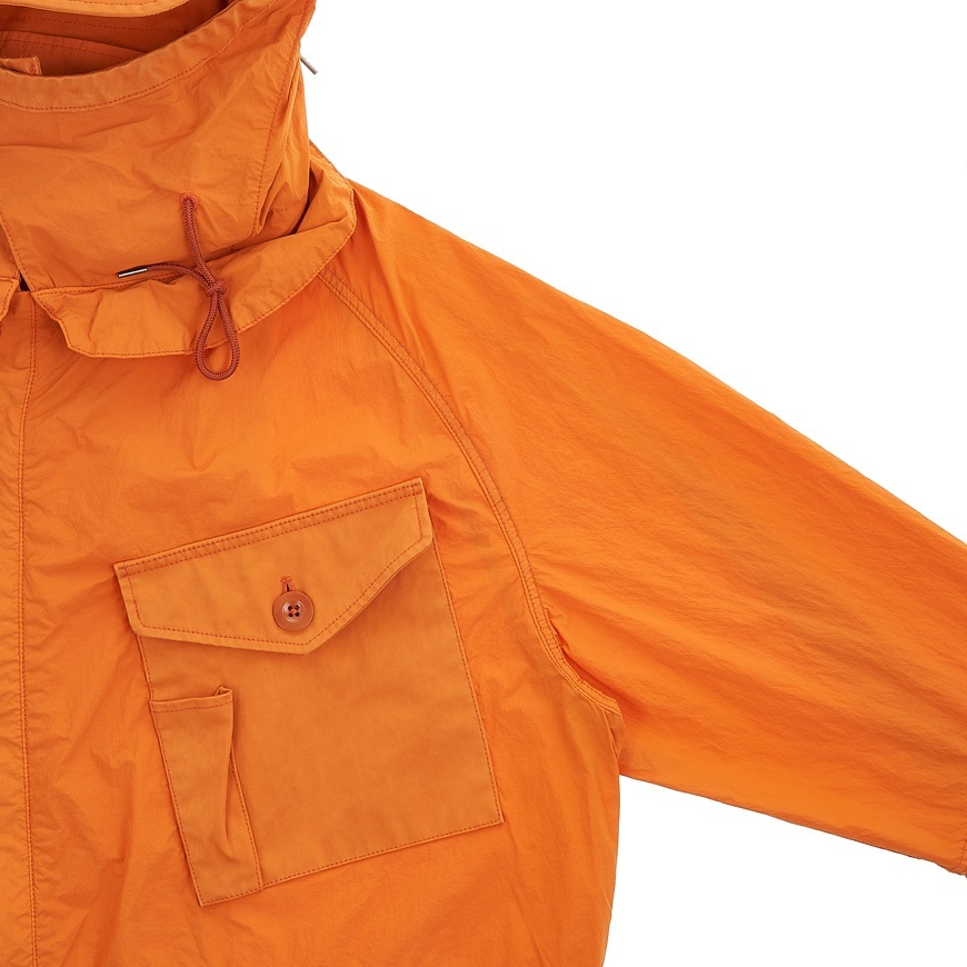Ten C Long-sleeved Casual Jacket In Orange