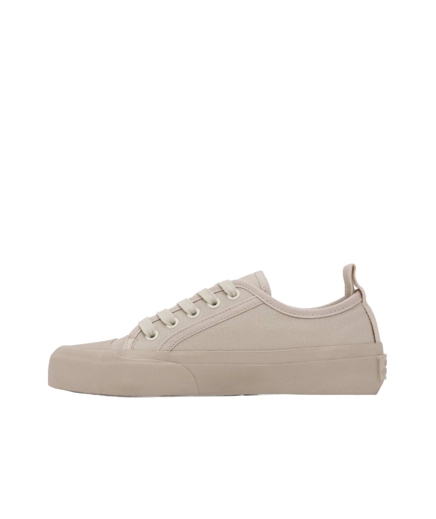 Studio Nicholson Beige Byrd Canvas Sneakers In Nude