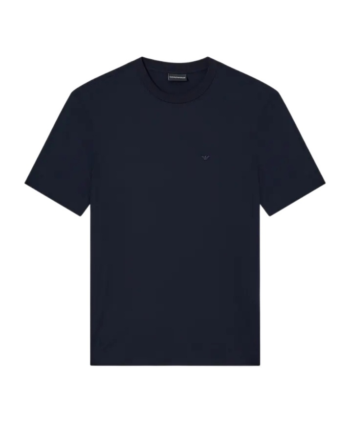 Emporio Armani Basic Crew Neck T-shirt In Blue