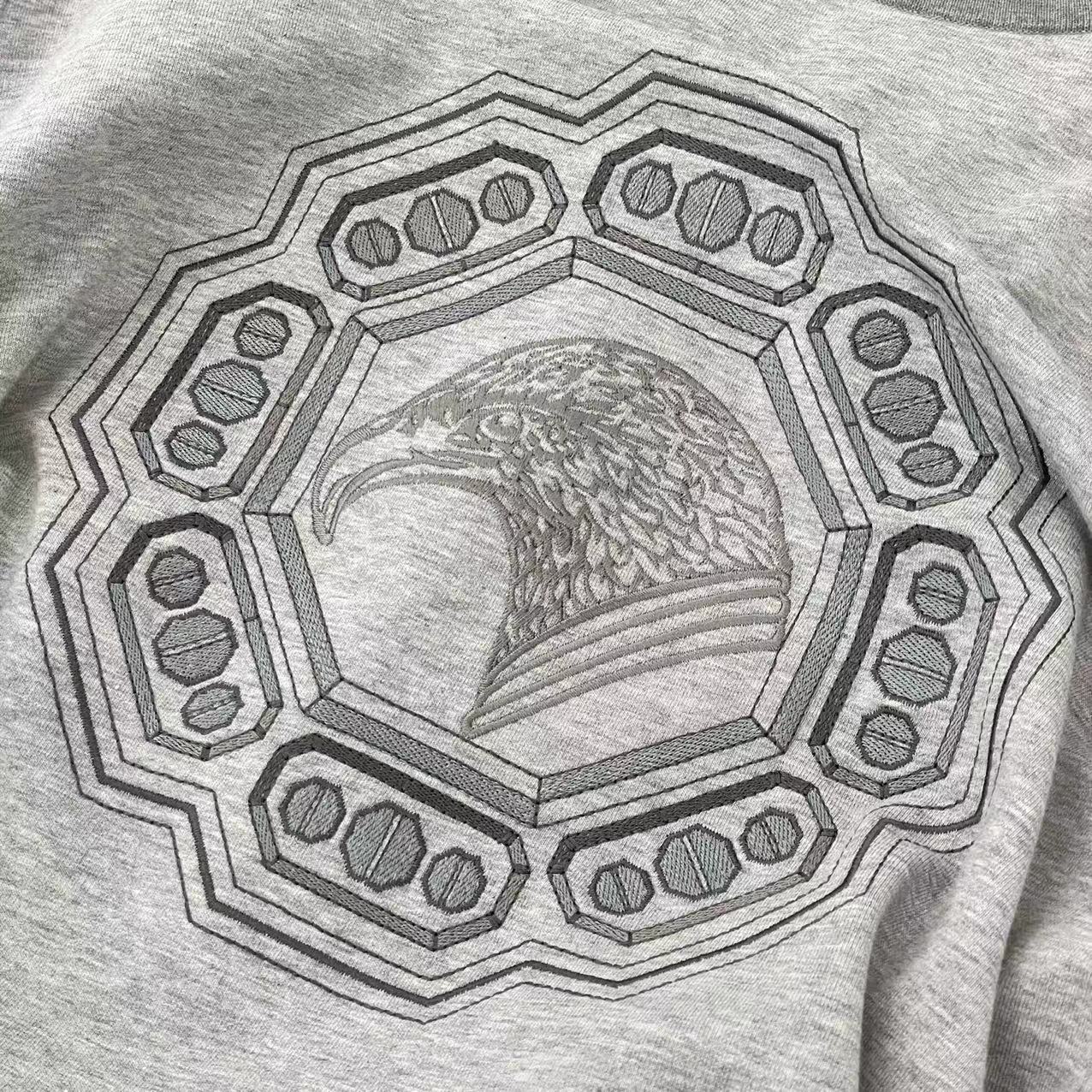 Stefano Ricci Logo Hoodie In Gray