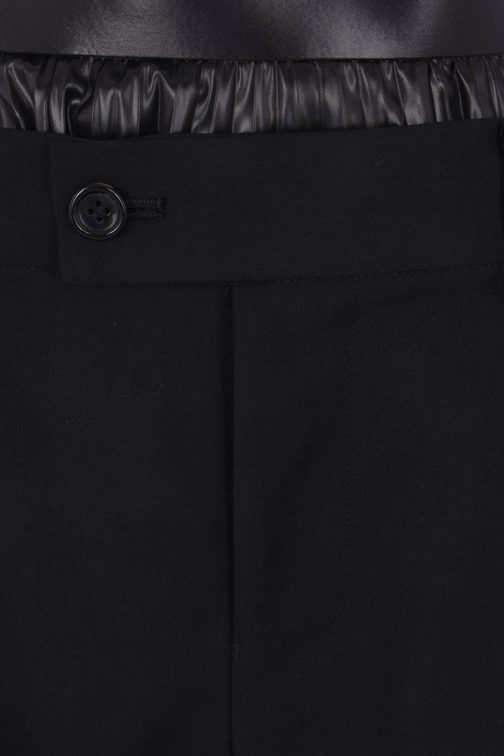 Junya Watanabe Pleated Detail Track Pants In Black