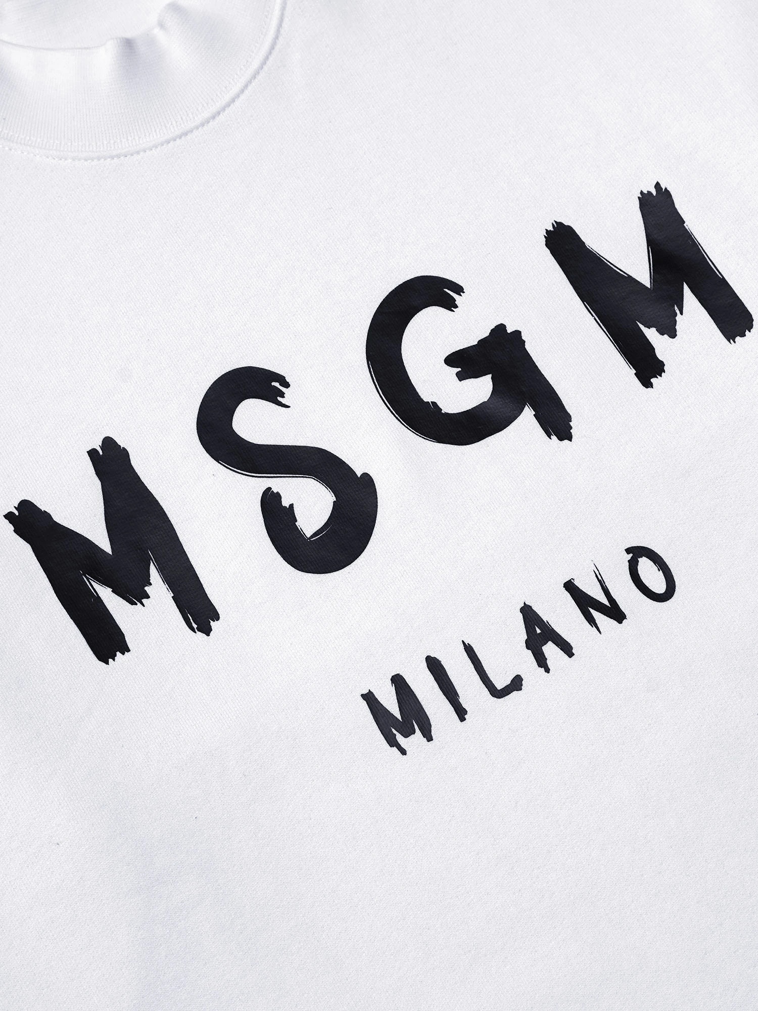 Msgm Logo-print Cotton Jumper Dress In White