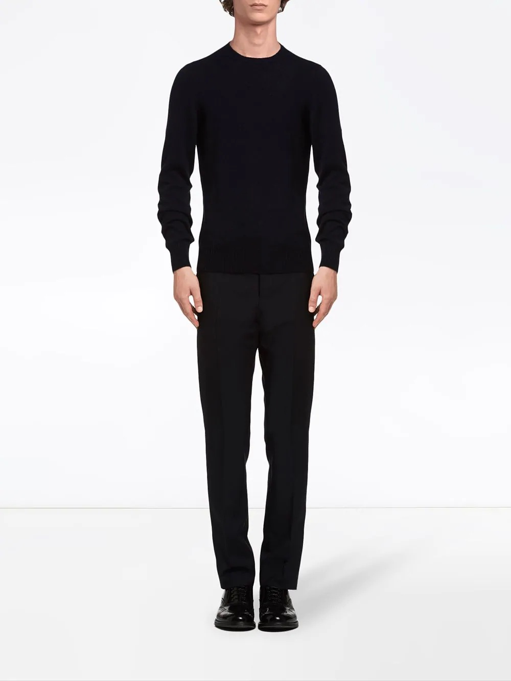 Prada Cashmere Sweater In Blue