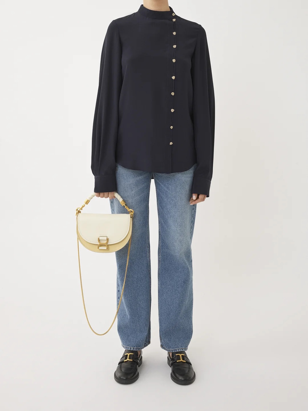 Chloé Marcie Handbag In White