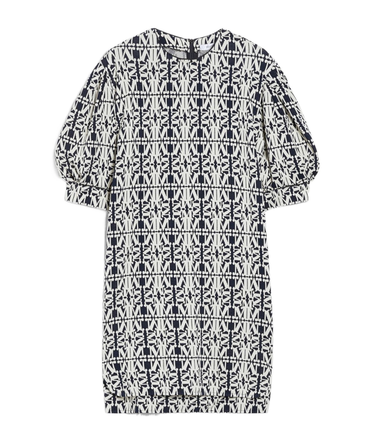 Max Mara Gustavo Mini Printed Dress In White