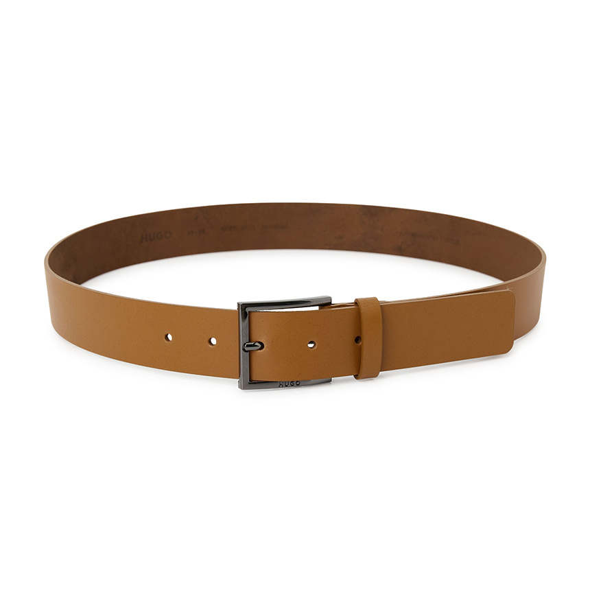 Hugo Boss Buckle Belt In Brown