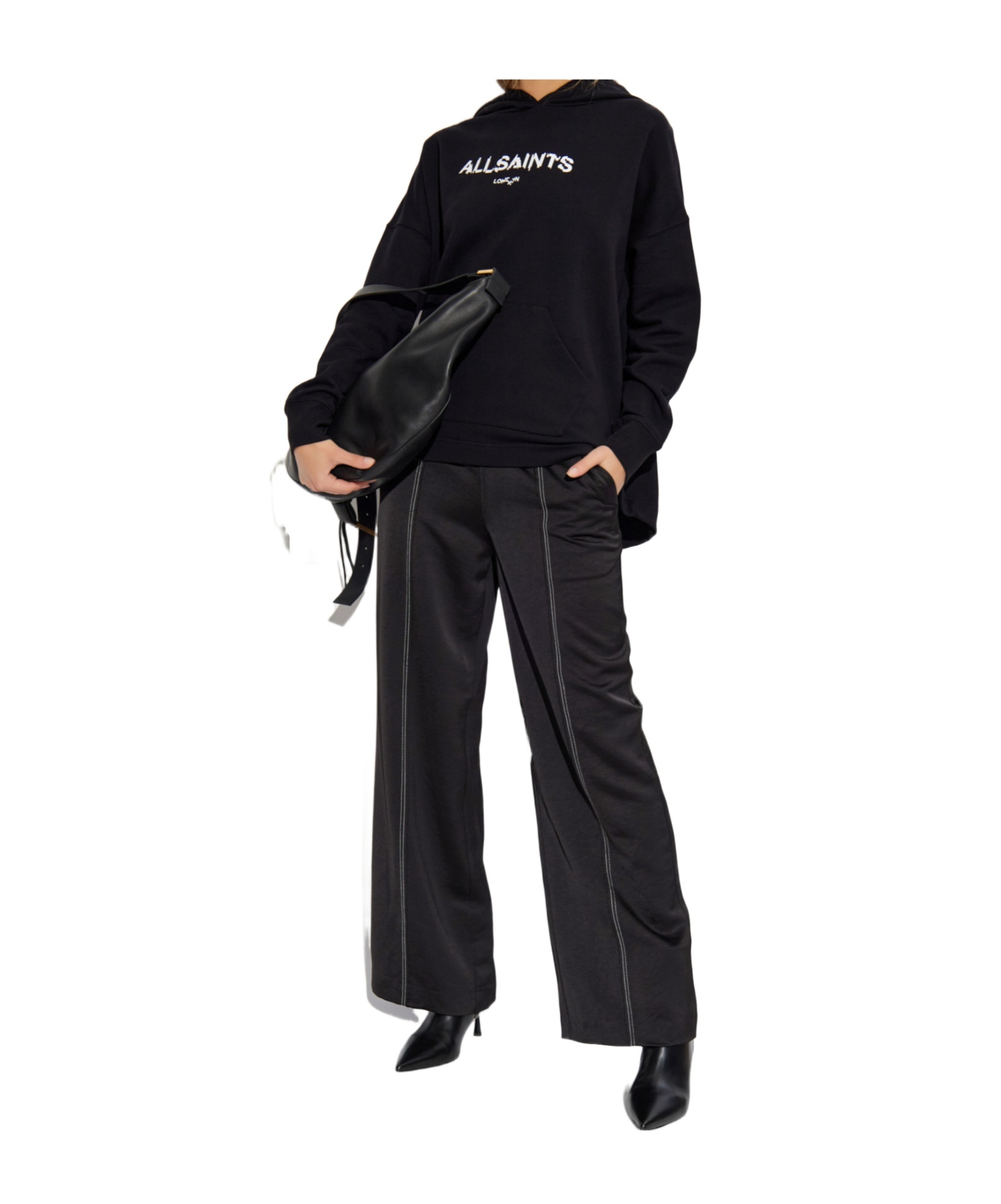 Allsaints Static Sweatshirt In Black