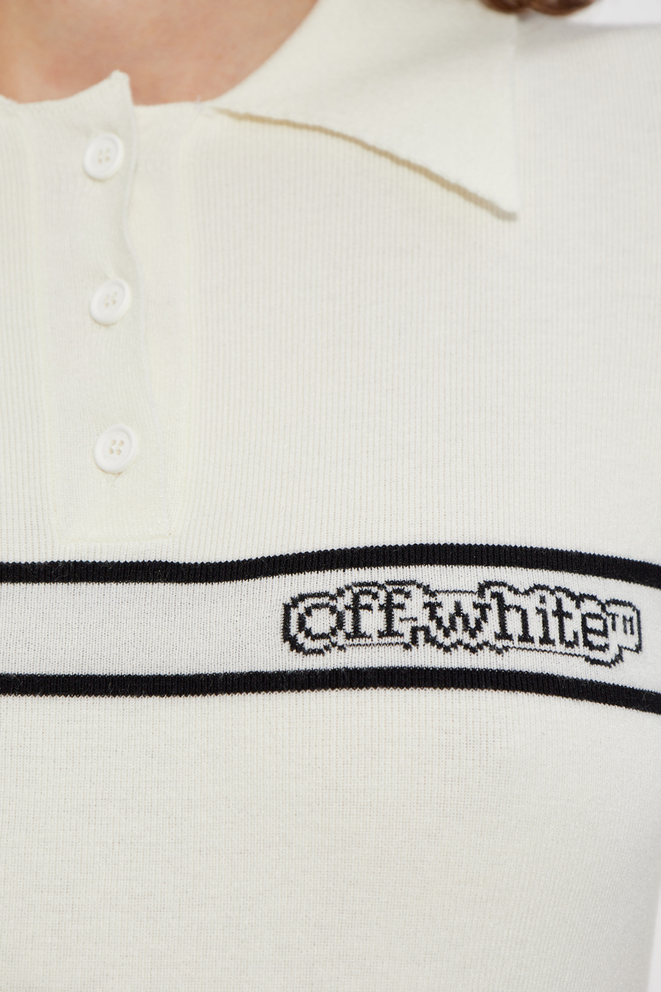 Off-white X Virgil Abloh Short Sleeve Dress In White