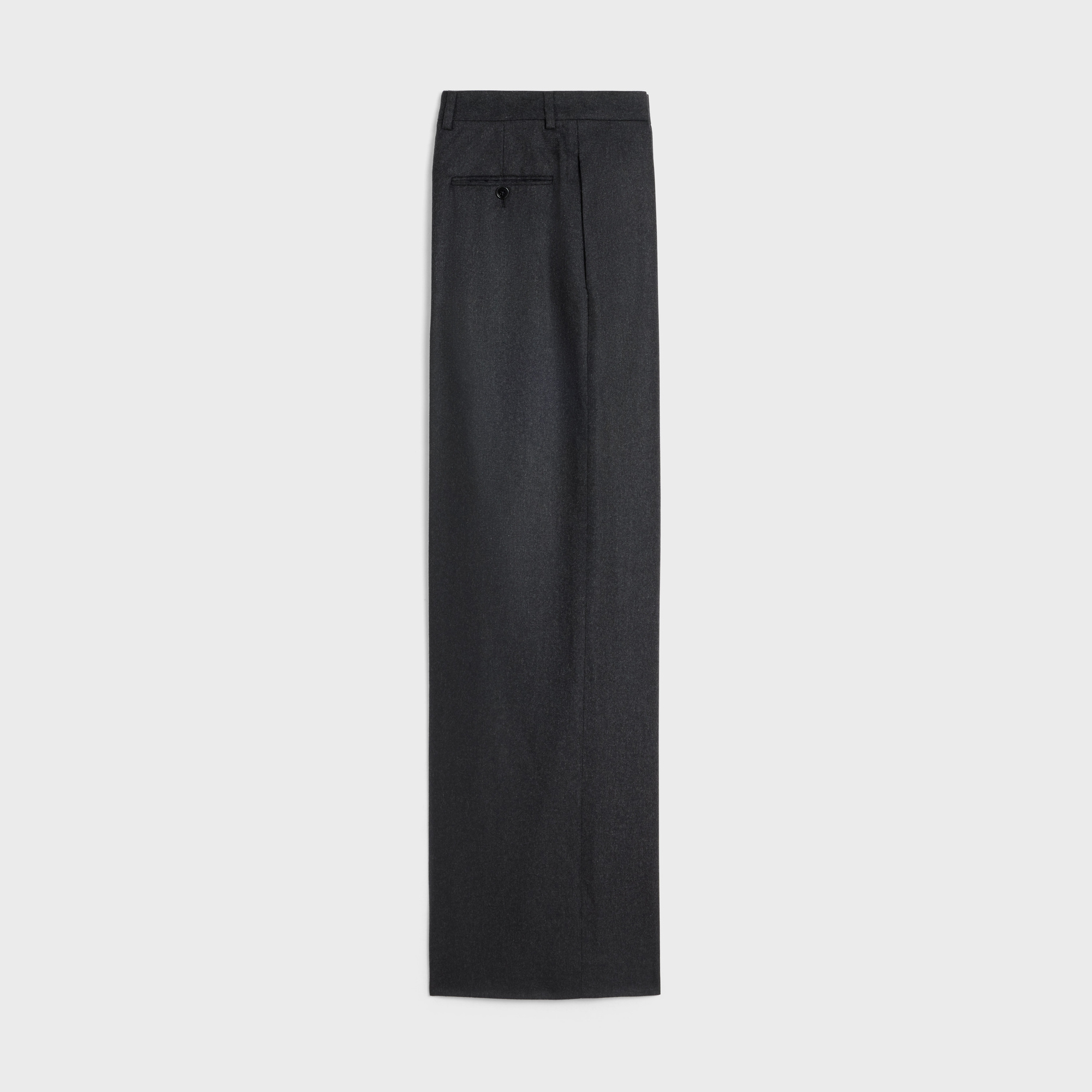 Celine Double-pleated Casual Pants In Black
