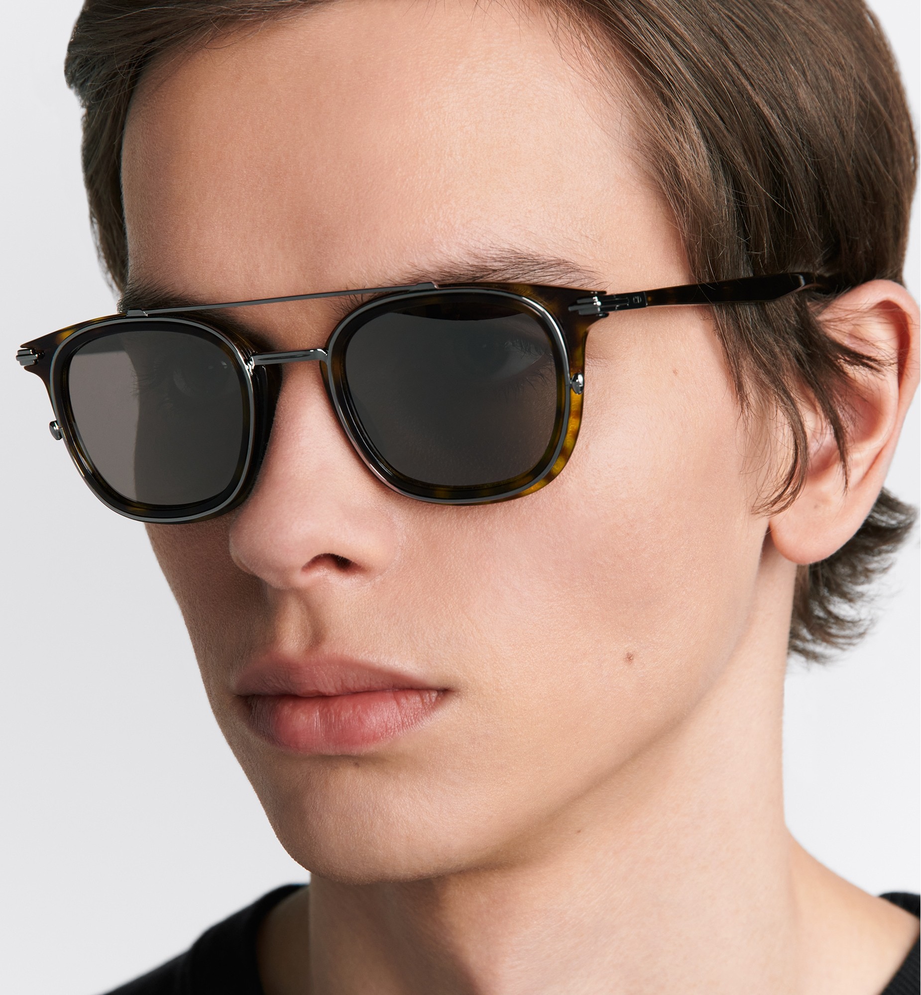 Dior Blacksuit S14i Logo Sunglasses In Gray