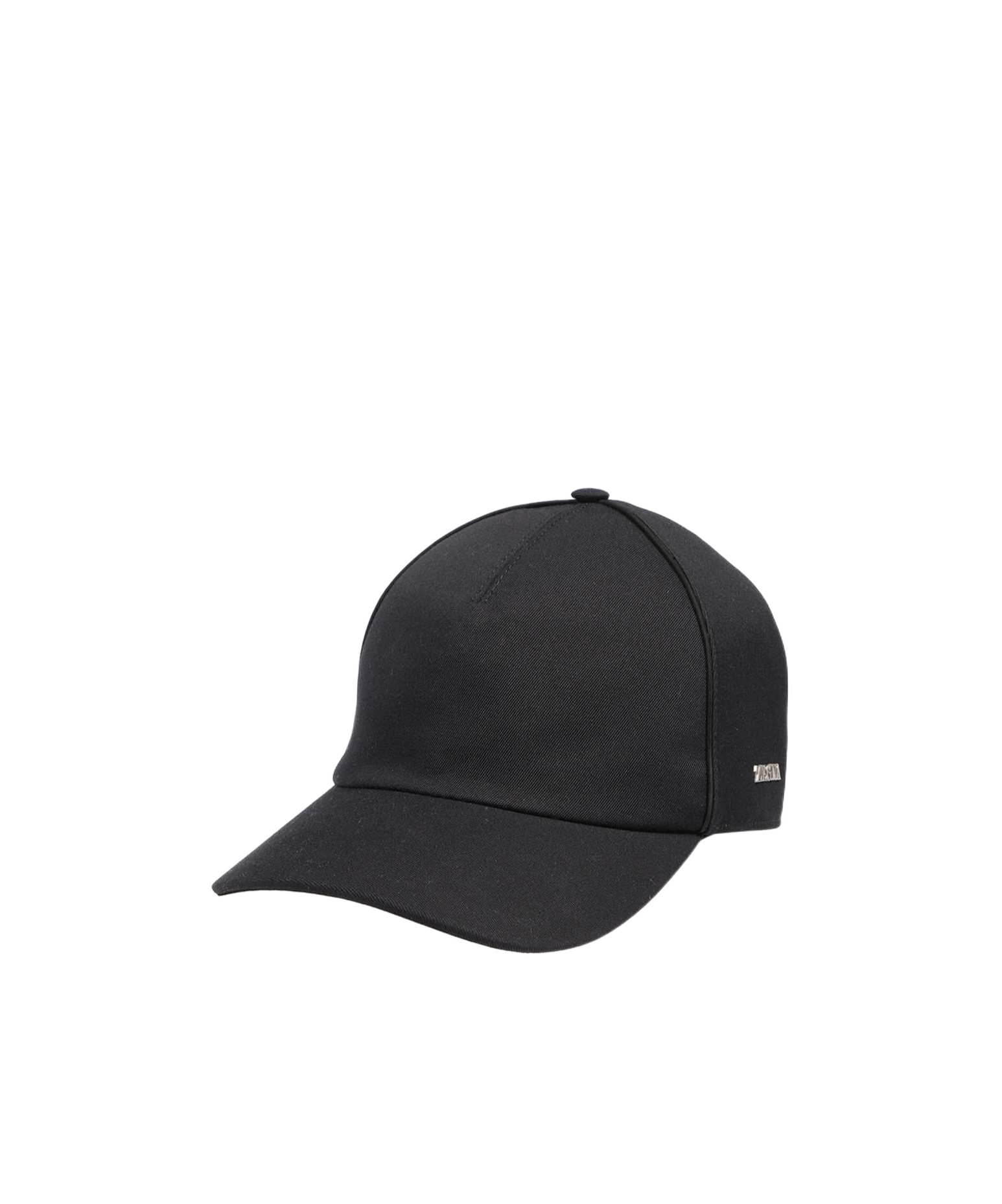 Zegna Casquette En Oasi Cashmere Bleu Foncé In Black