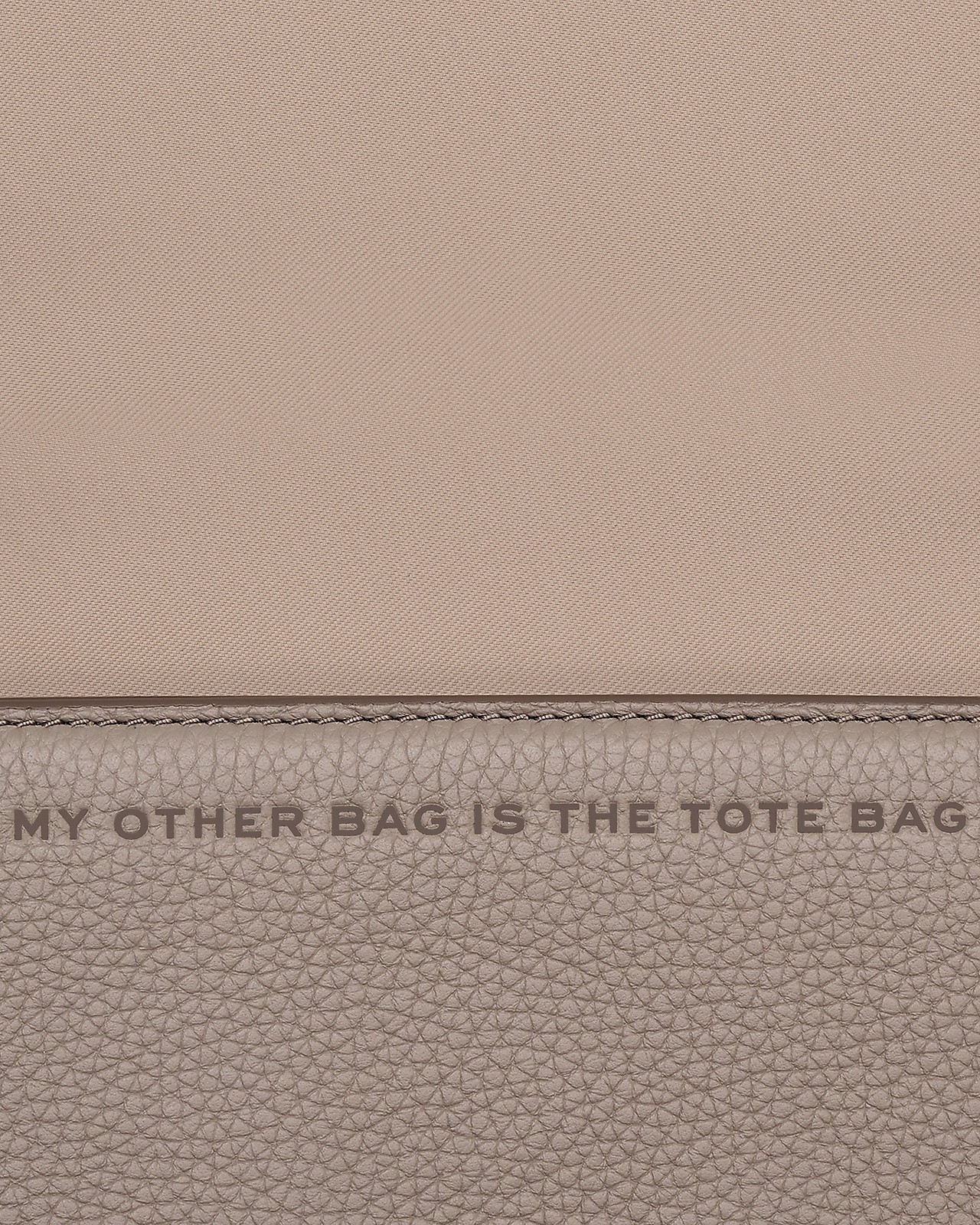 Marc Jacobs The Mini Bag Shoulder Bag In Grey Leather In Nude