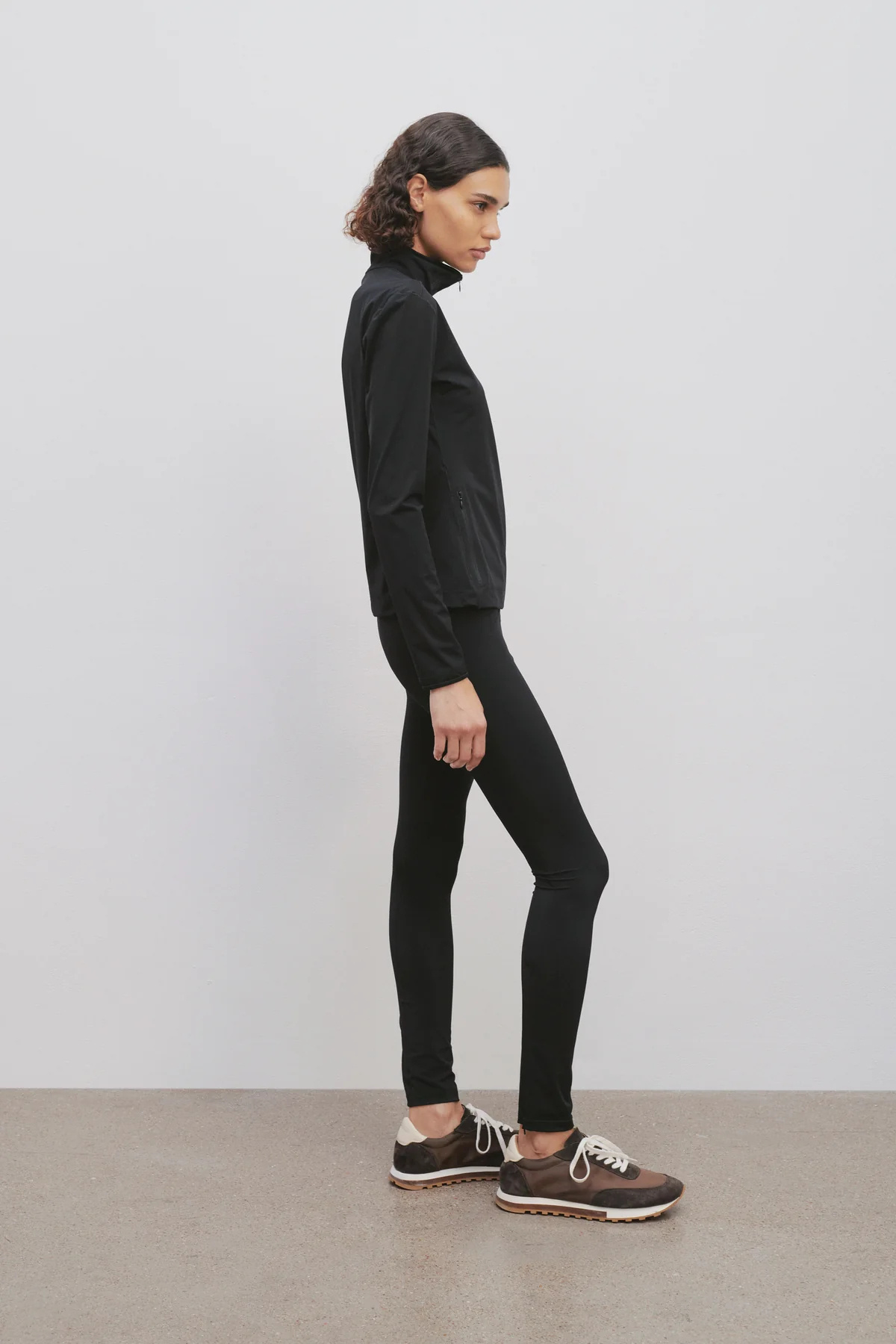 The Row Wear Leggings On The Middle Waist In Black